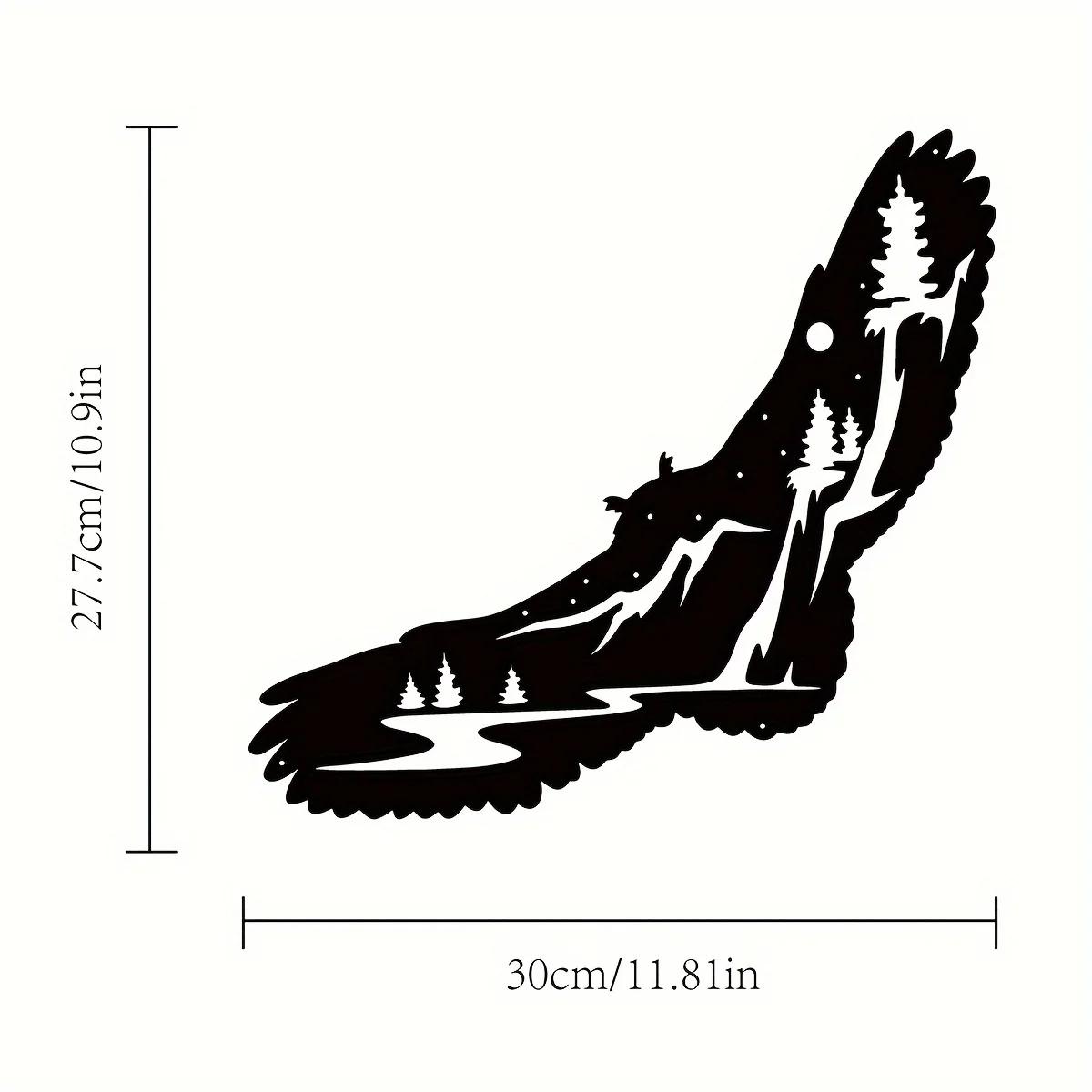 

Знак «Орел из металла» в виде дикой природы, стильный настенный декор для домашнего декора, настенное искусство в помещении и на открытом воздухе, идеальный подарок для охоты и дикой природы светло-серый