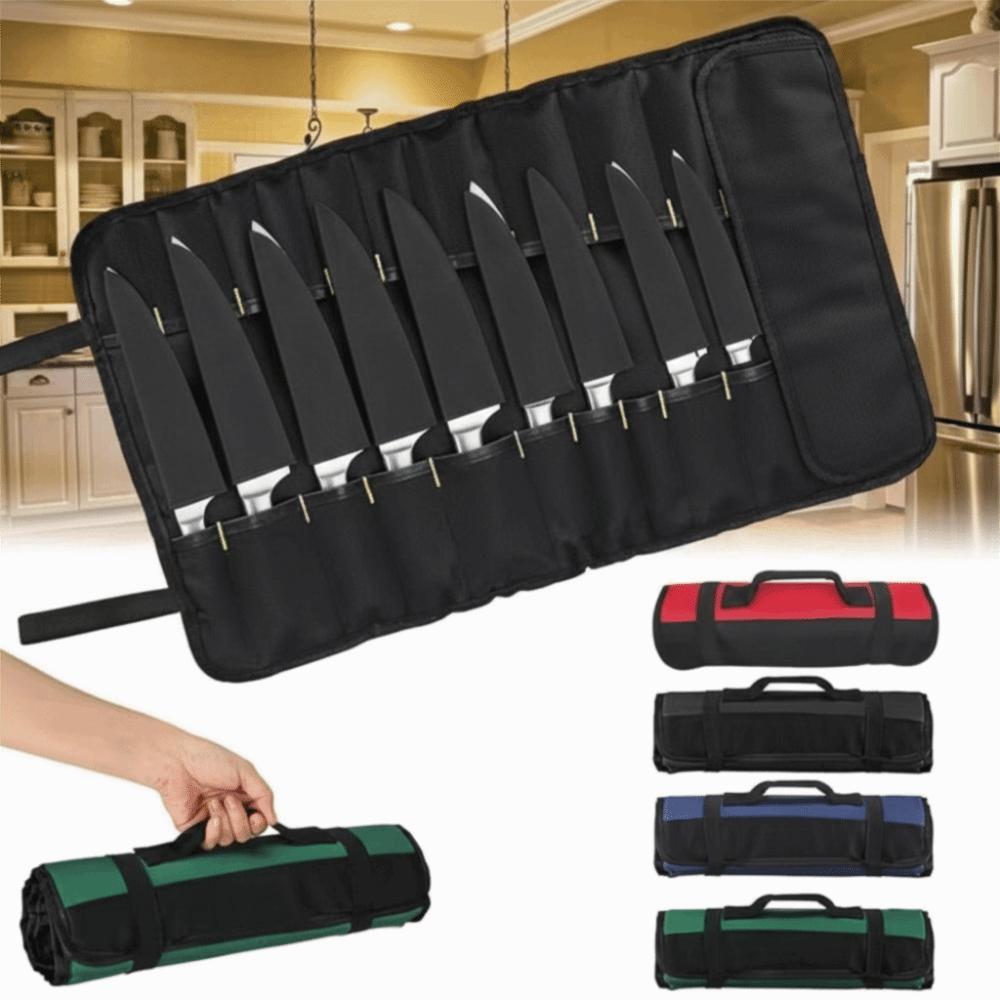 Heavy Duty Roll Tool Bag Nylon Practical Handles Bags Folding Tool Storage Folding  Electrician
