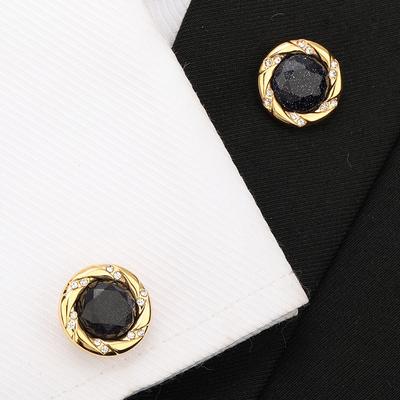 Pánská Business Groom Svatba Svědek Móda Nádherná Univerzální Brož Francouzská Sada Manžetových Knoflíčků Dárková Krabička