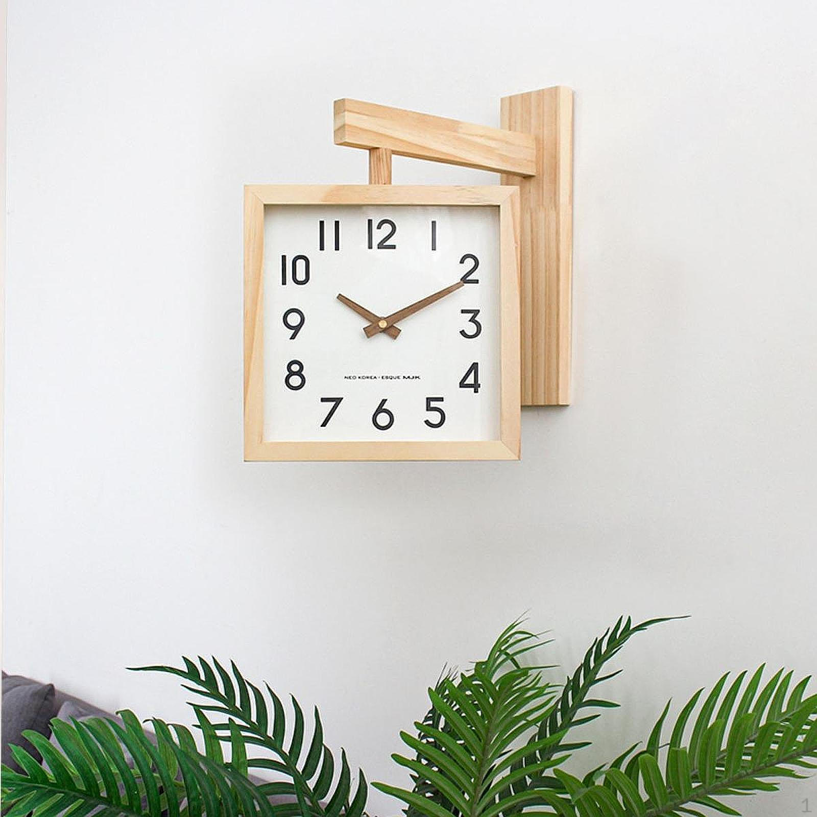 

Подвесные часы с циферблатом для дома и офиса Light wood color