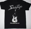 Vintage Savatage Streets World Tour Cotton Black All Size Unisex Shirt J525