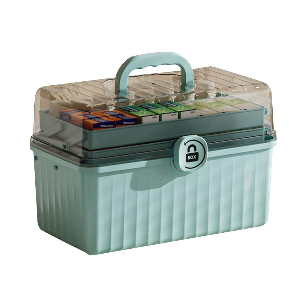 Large Capacity Medicine Box Multi-Layer Jewelry Nail Polish Organizer  Home