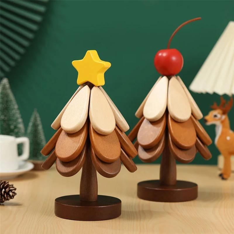 Tree Insulation Mat Solid Wood Dining Table Anti Scalding Mat Pot Mat Festival Gift Creative And Personalized Home Decoration