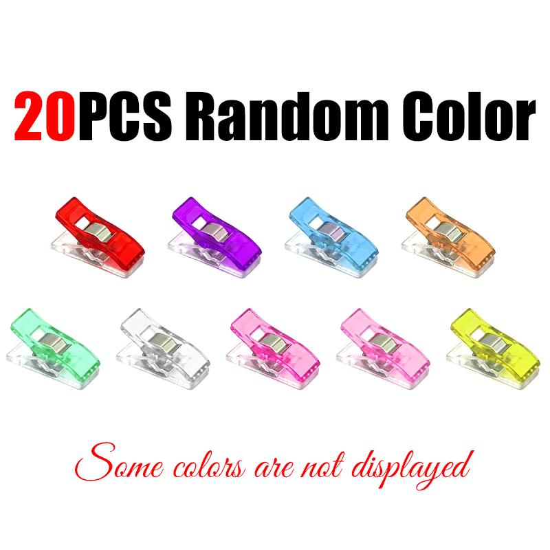 20-60PCS Colorful Quilting Clip Multi-functional Sewing Clips Suitable for DIY Craft Crochet Knitting Embroidery Accessories ZYF