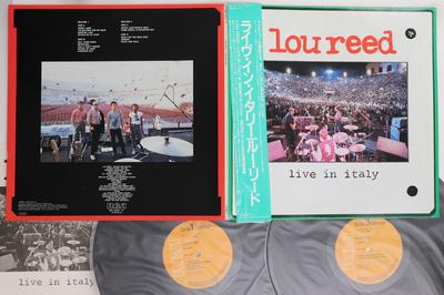 LP Record LOU REED - Live In Italy RPL3046 RCA 1985 Japan Obi Rock Used