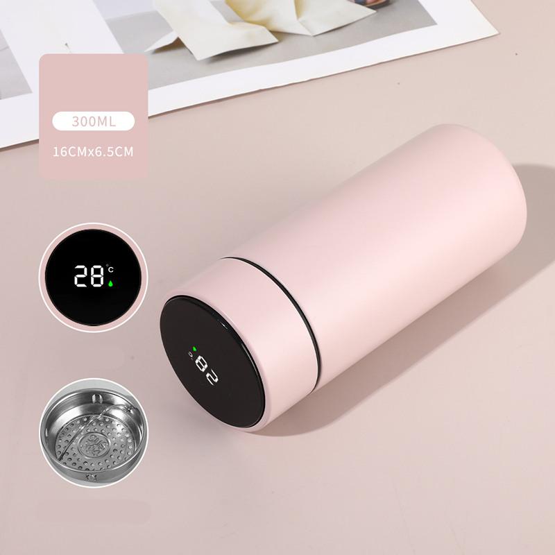 LED Temperature Display Coffee Thermos Bottle 300ML Smart  316 Stainless Steel Vaccum Insulated Bottle Travel Thermal Cup