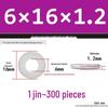 Extra Thick Galvanized Iron Flat Washer, Round, M3-M62