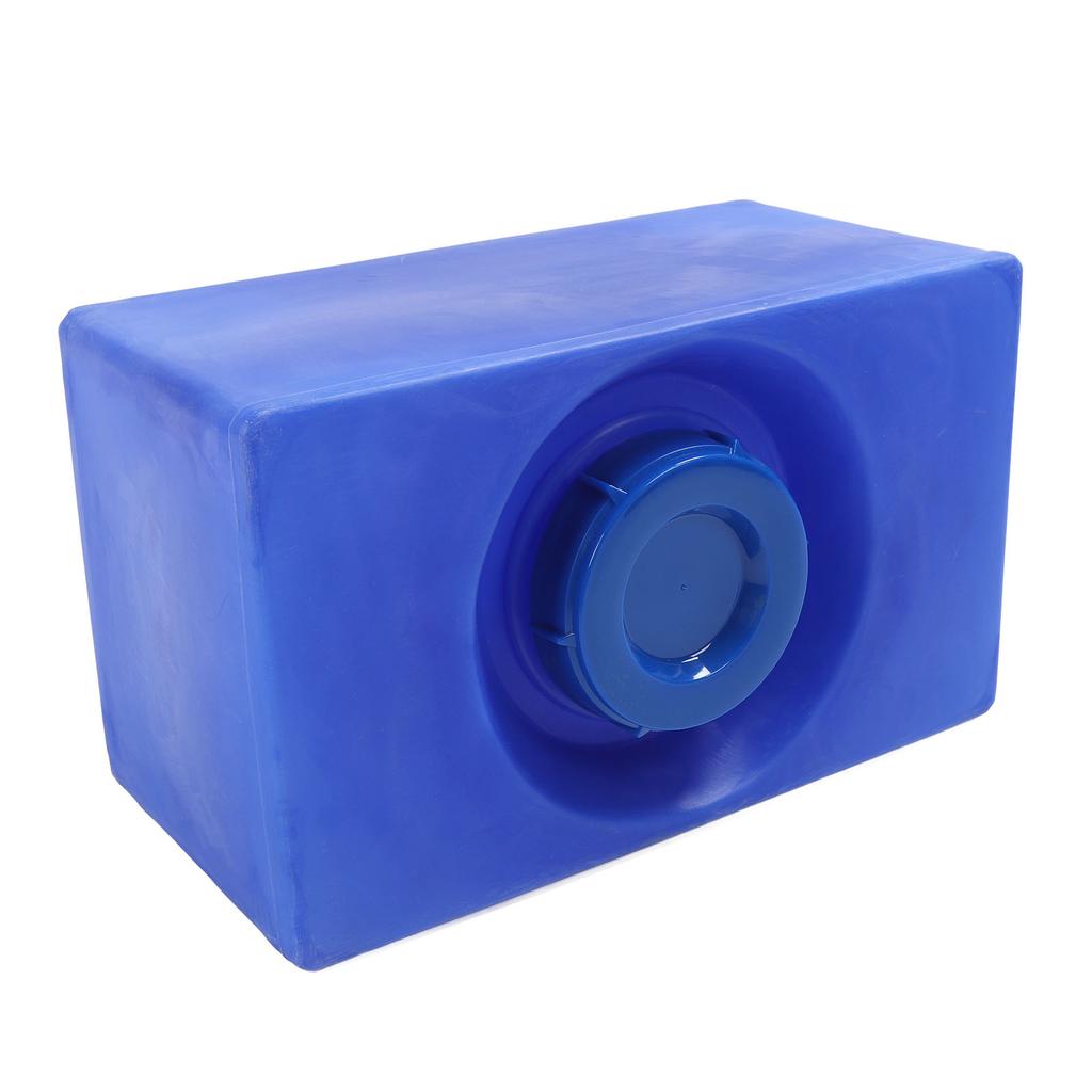 9 Gallon RV Water Tank 19.88x11.81x9.84in Blue LLDPE Fresh Water Storage Tank for Trailer Camping Vehicles Boat Yacht