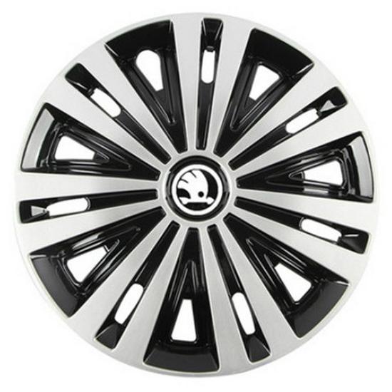 Kompatibilní 14palcový kryt kola pro Škoda Rapid - Dekorativní plastová krytka pro ocelová kola