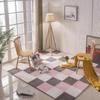 12Pcs Plush Foam Floor Mat Square Interlocking Carpet Tiles Fluffy Play Mat Soft Climbing Area Rugs for Home Playroom