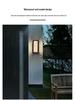 Waterproof Minimalist LED Wall Light with Smart Sensor for Outdoor Use