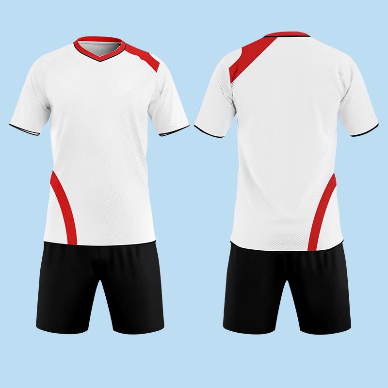 Women's & Men's Volleyball Team Uniform Set - Short-Sleeved, Professional Training Suit with Printed Numbers