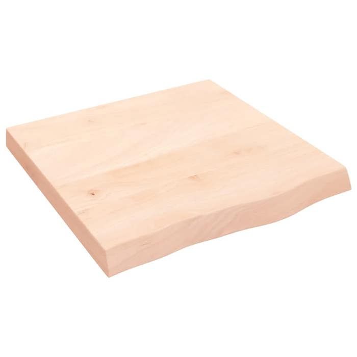 VidaXL Wall Shelf 60x60x6 Cm Solid Untreated Oak Wood 363535