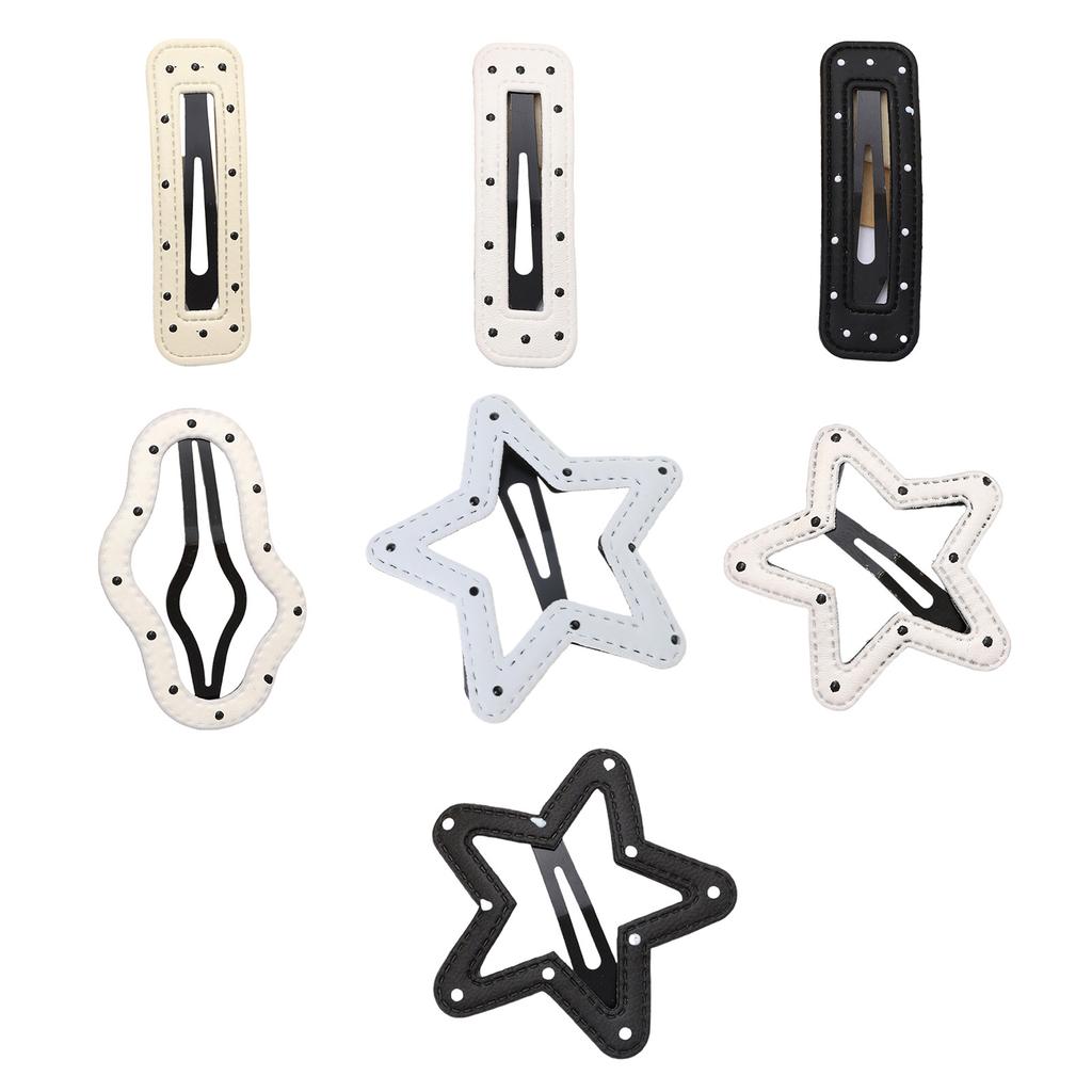 Five Pointed Star Hair Clip for Teens Girls Nonslip Sideclip Hairpin Pentagrams Hair Barrettes Children Women Headdress