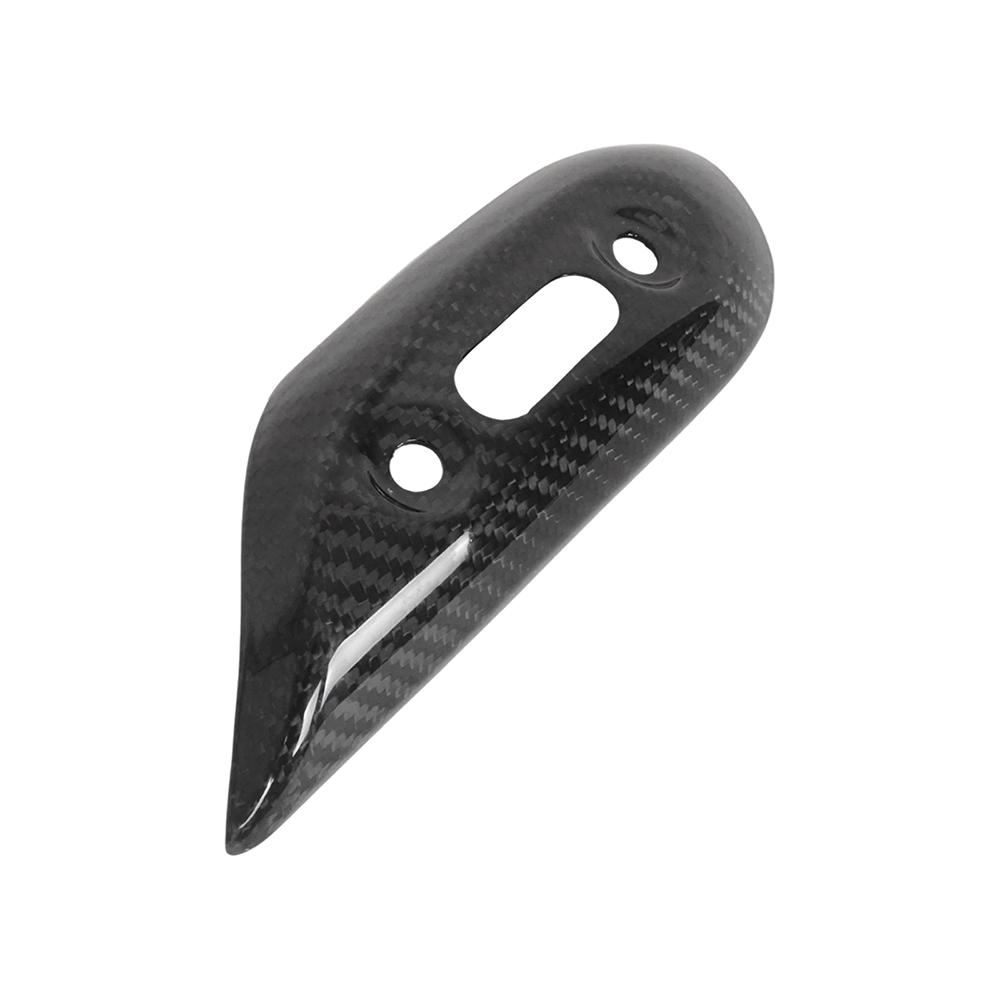 For Ducati Monster 696 795 796 1100 100% Carbon Fiber Exhaust Pipe Heat Shield Cover Guard Fairing Motorcycle Modification Gloss Twill