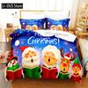 Christmas Decorations Bedding Set Duvet Cover Set 3d Bedding Digital Printing Queen Size Bedding Set Fashion Design