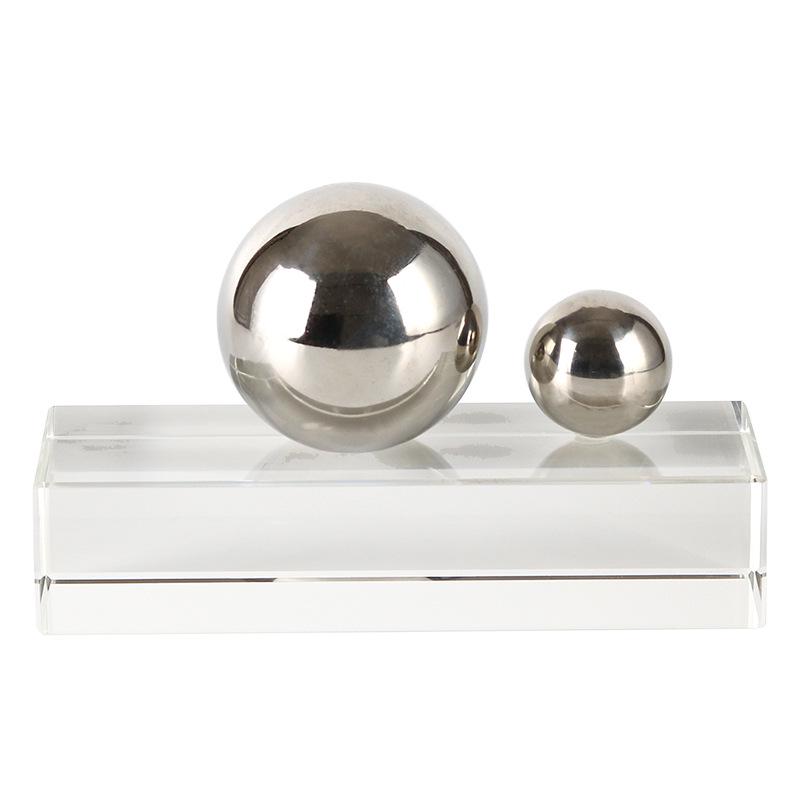 Metal Ball Minimalist Desktop Ornament - Designer Home Decor for Office and Model Rooms