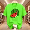 Kawaii Watermelon TShirt Cute Fruit Graphic Tees Happy Summer Aesthetic Shirt Funny Foodie Gift Retro Style Unisex Tops