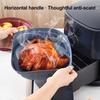 Yousheng Silicone Air Fryer Liner Reusable Square Air Fryer Liners Pot Oven Baking Tray Non-Stick Silicone Basket Mat Bowl Accessories