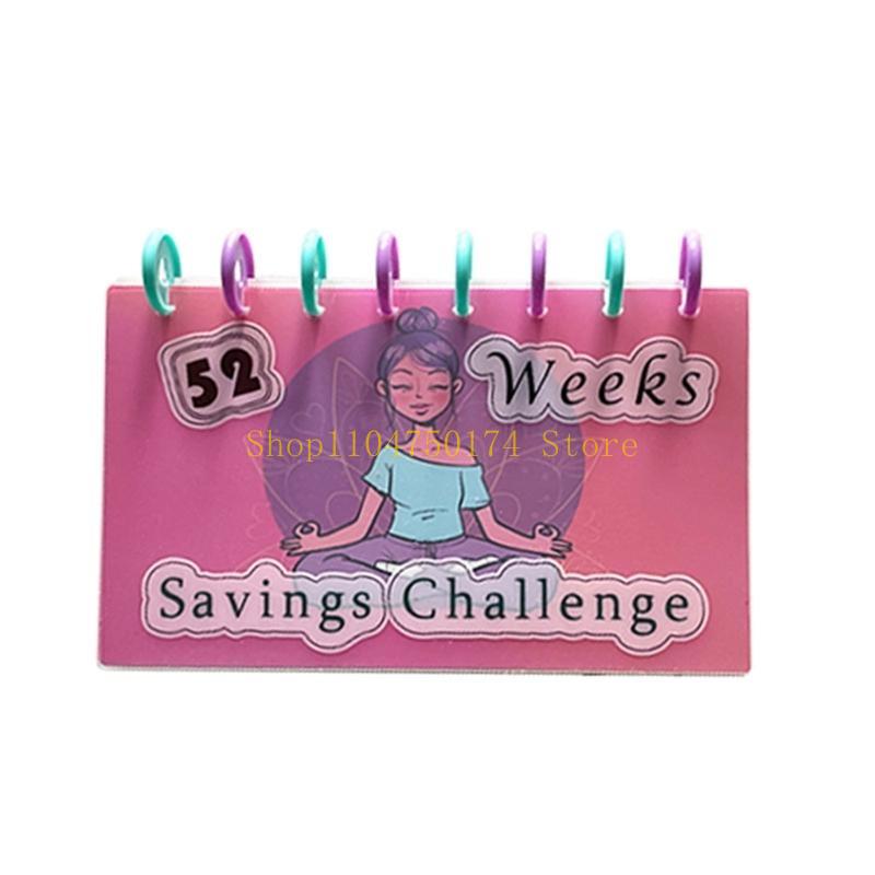 Money Saving Challenge Book with Envelope Financial Journal Money Organizer Book Motivational Notebook for Savings top sale