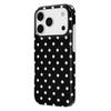 Coque pour iPhone 17 Pro Max Design à Pois Housse Arrière de Téléphone en TPU IMD