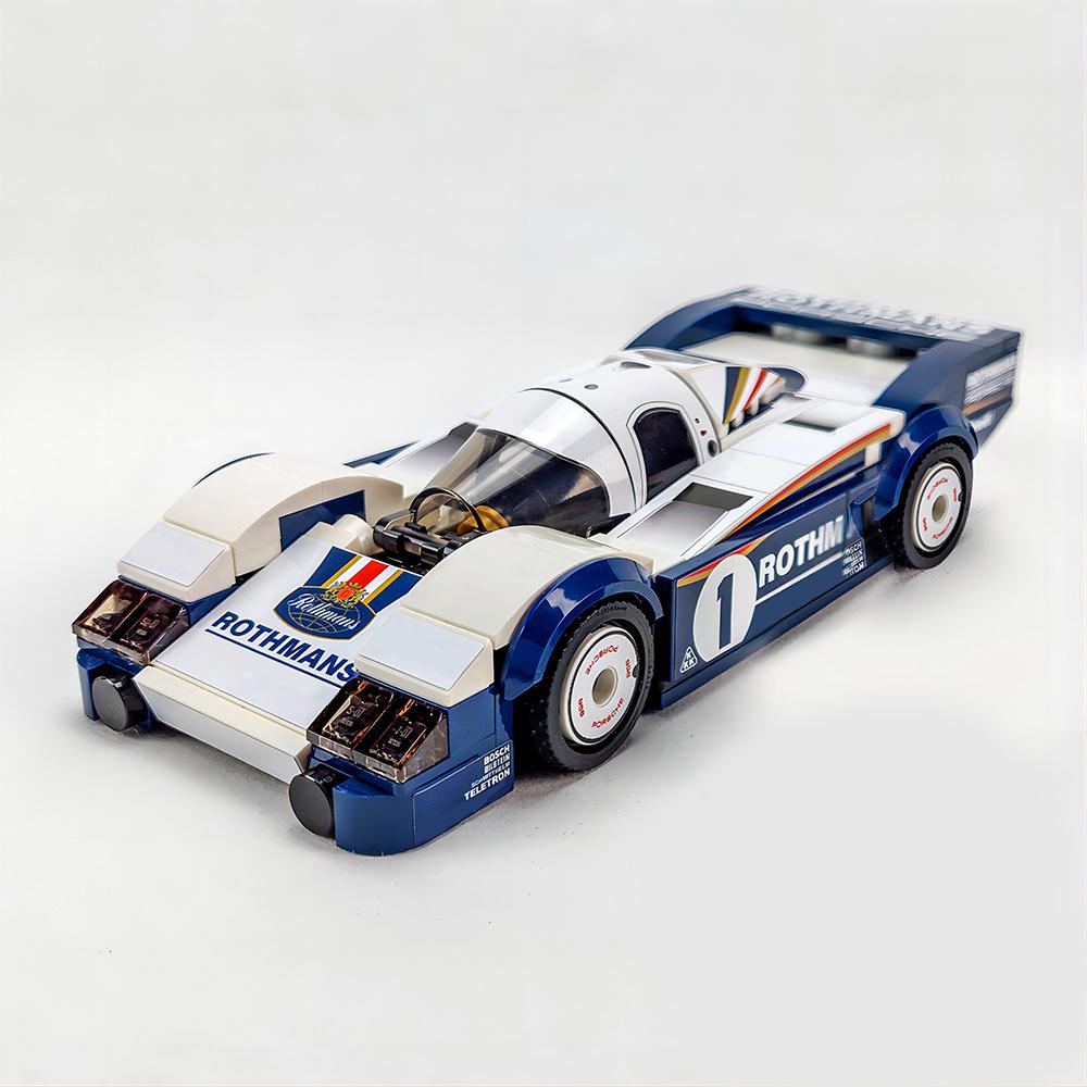 

232-piece MOC 956 1982 Le Mans Speed Champion Building Blocks City Sports Racing Car Assembly Creative Children s for Boys PDF Guide by Email