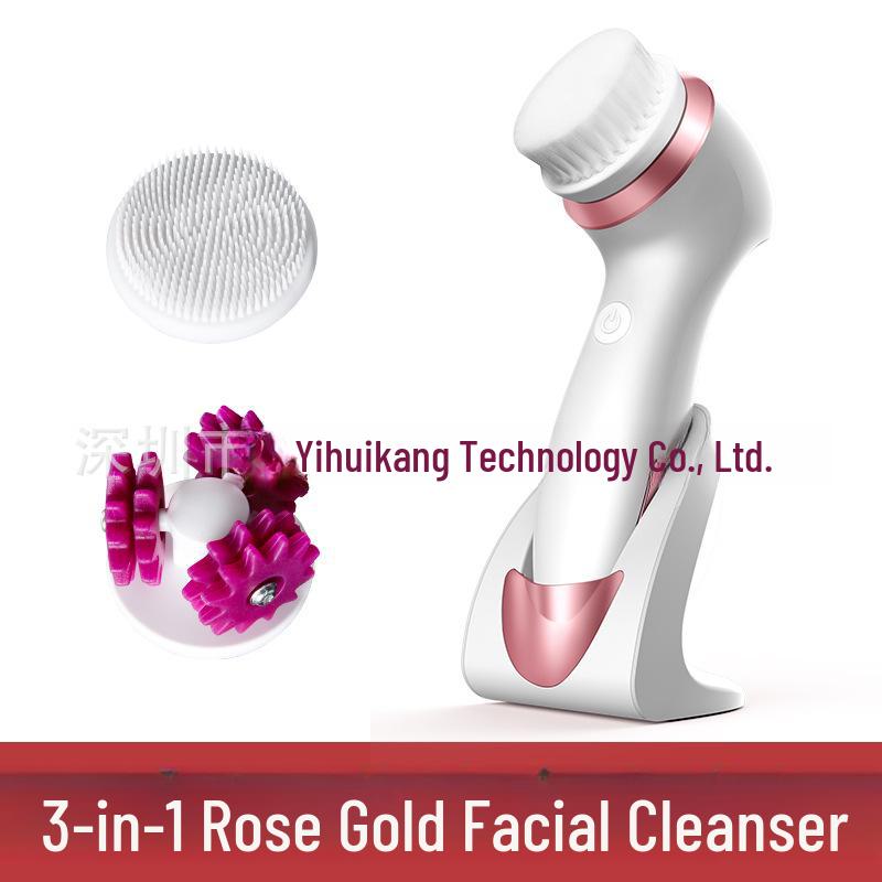 

Новинка 2022 года: ультразвуковой вращающийся электрический очиститель лица – водонепроницаемая индуктивная заряжаемая щетка для очищения лица