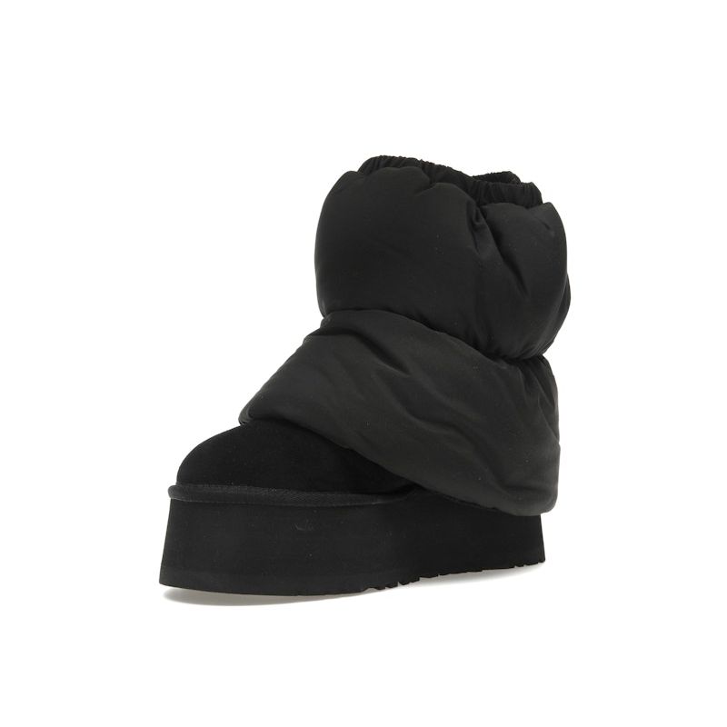 UGG Baskets Classiques Mini Dipper Puffer Noires pour Femmes 1158275-BBLC