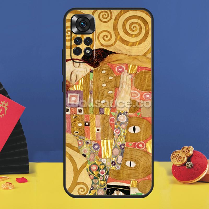 Gustav Klimt Abstract painting Phone Case For Xiaomi Redmi Note 14 Pro 13 12 11 9 10 15 Pro Plus 10C 12C 14C 13C 15C Cover