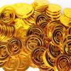 20/100pcs Plastic Skull Pirate Gold Coins Fake Treasure Game Coins for Halloween Birthday Party Decorations Kids Favors Supplies