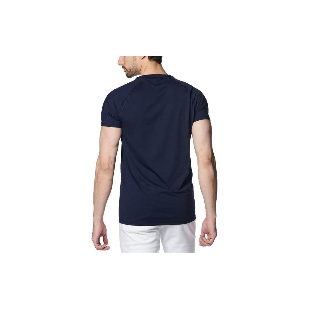 Under Armour Logo Print Comfortable Fitted Crew Neck Pullover Casual Short Sleeve T-Shirt Men T-Shirts Navy-Blue 1384732-410