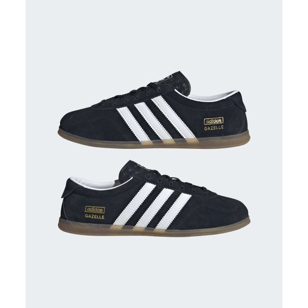 adidas Gazelle Lo Pro Μαύρο Λευκό Καουτσούκ Γυναικεία Αθλητικά Παπούτσια Core-Black Cloud-White JR8886