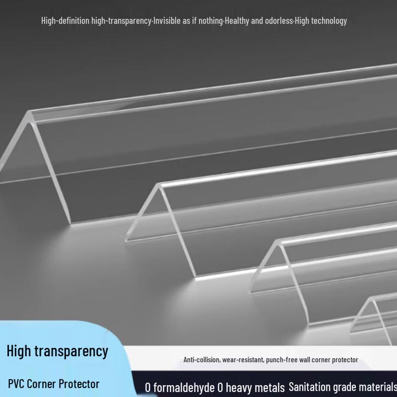 Transparenter selbstklebender Wandwinkelschutzstreifen aus PVP