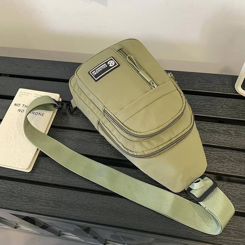 Chest Bag for Women Sports Shoulder Bag for Cycling Breasts for Men Travel Splicing One Shoulder Crossbody Bag