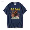 New Cc Catch Premium Retro Music American Black T Shirt Size S 5XL Long or Short Sleeves Vintage Washed Unisex Breathable