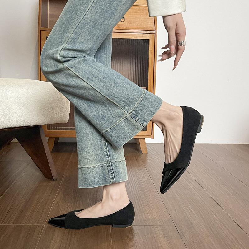 Flat Pointed-toe Single Women's Shoes