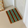 American Vintage Striped Doormat Absorbent Quick Dry Bathroom Rug Entrance Hallway Toilet Home Decor Floor Mat