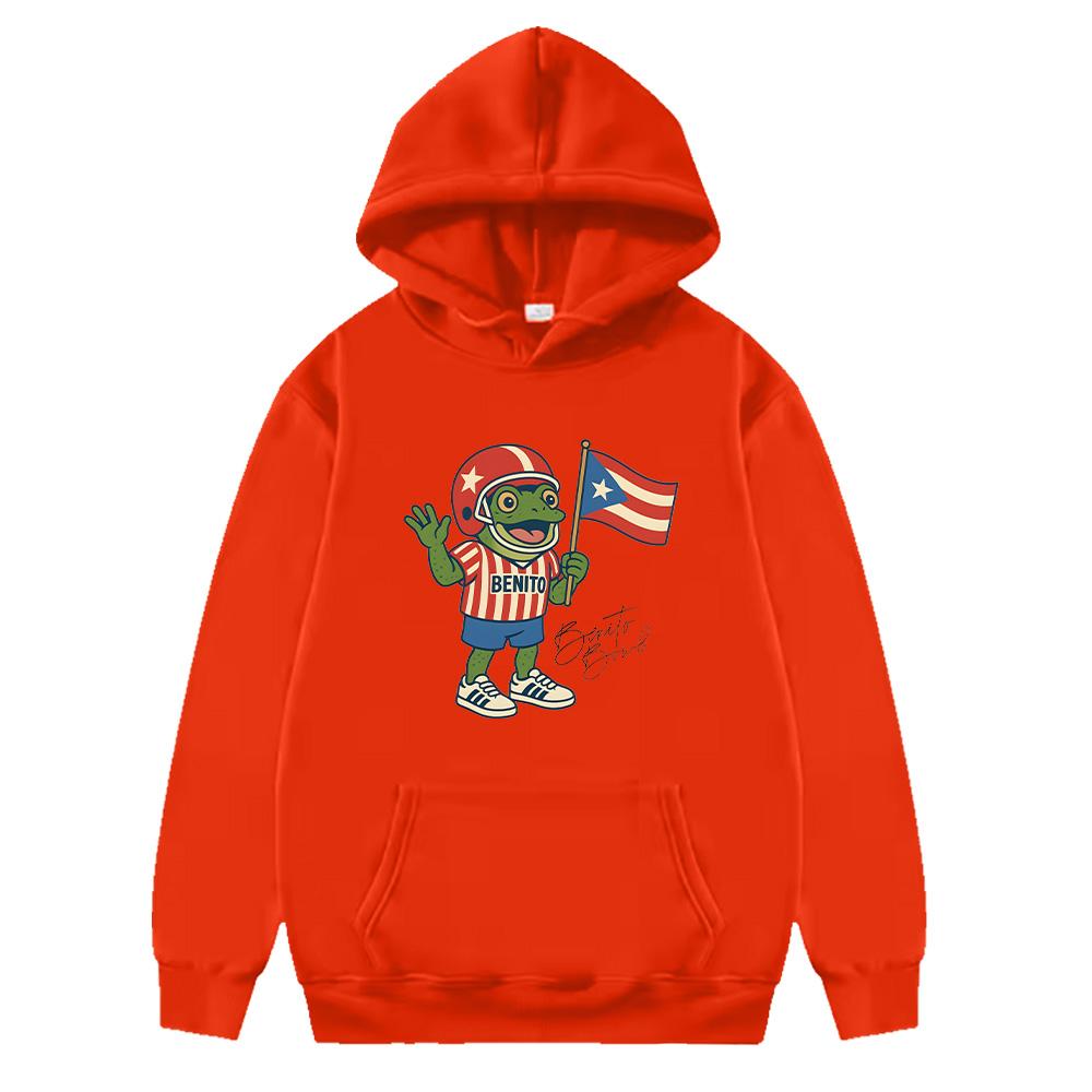 

Bad Bunny Benito Bowl 2026 Hoodies Here for The Benito Bowl Crop Top Women Men Autumn Winter Long Sleeve Sweatshirts Streetwear XXXL