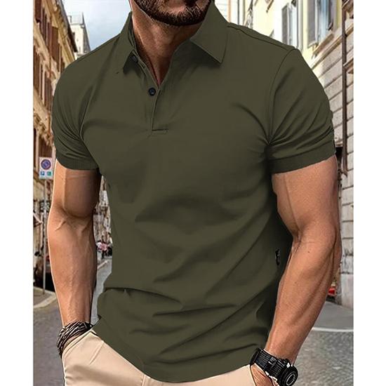 

Мужской летний однотонный топ, популярная мода, короткие рукава, приталенный крой, европейский и американский стиль, короткие рукава M армия зеленый