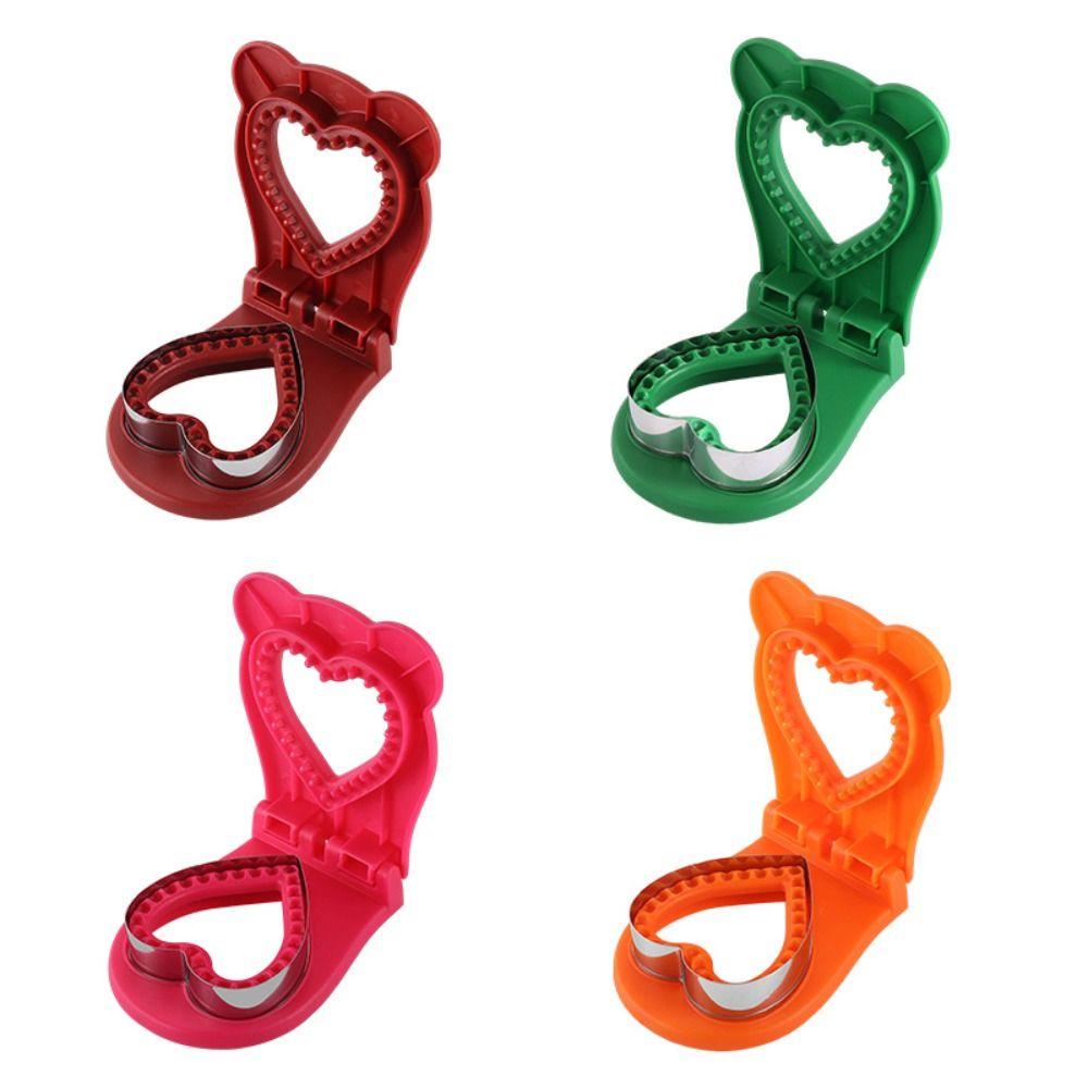 Stainless Steel DIY Sandwich Cutters Mould Heart-Shaped Lunch Box Decor Toast Bread Mold Sealer Flip Sandwich Cutting Tool
