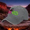 Witch Hat WICKED Vintage Washed Unisex Baseball Cap Black for Parties Camping Travel Fishing Sports