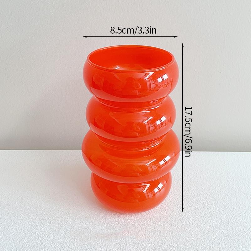 Glass Transparent Flower Vase Creative Designed Hydroponics Plants Pot Fresh Flowers Arrangement Bottle Table Desktop Ornaments