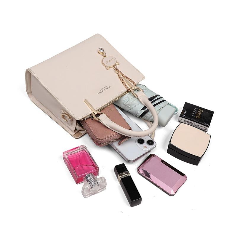 New Summer Single Shoulder Crossbody Bag for Women Light Luxury Fashionable and Versatile Genuine Leather Women's Bag Handbag