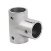 High-Quality 316 Stainless Steel Marine Boat 3 Way Handrail Fitting 90°  Rail Tee Joint Connector for 25mm Tube/Pipe