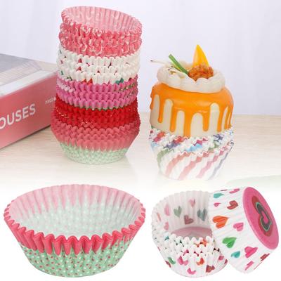 & Kitchen Baking Mold Liner Santa Claus Christmas Muffin Cases Cake Paper Cups Cupcake Wrappers