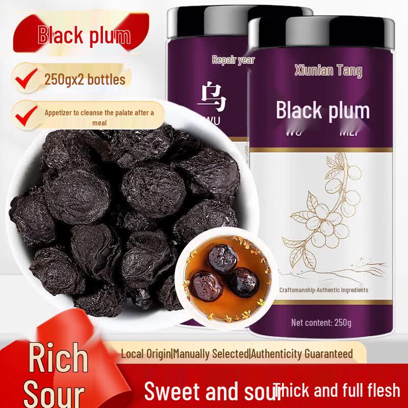 Xiunian Tang Dried Dark Plums