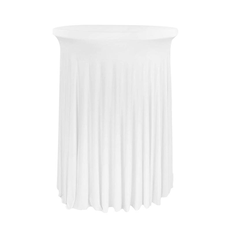 Elastische runde Tischdecke für Cocktail- oder Banketthochstühle