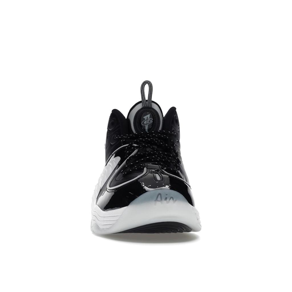 Nike Air Penny 2 Black Patent Unisex Sneakers Multi-Color White Football-Grey DV0817-001