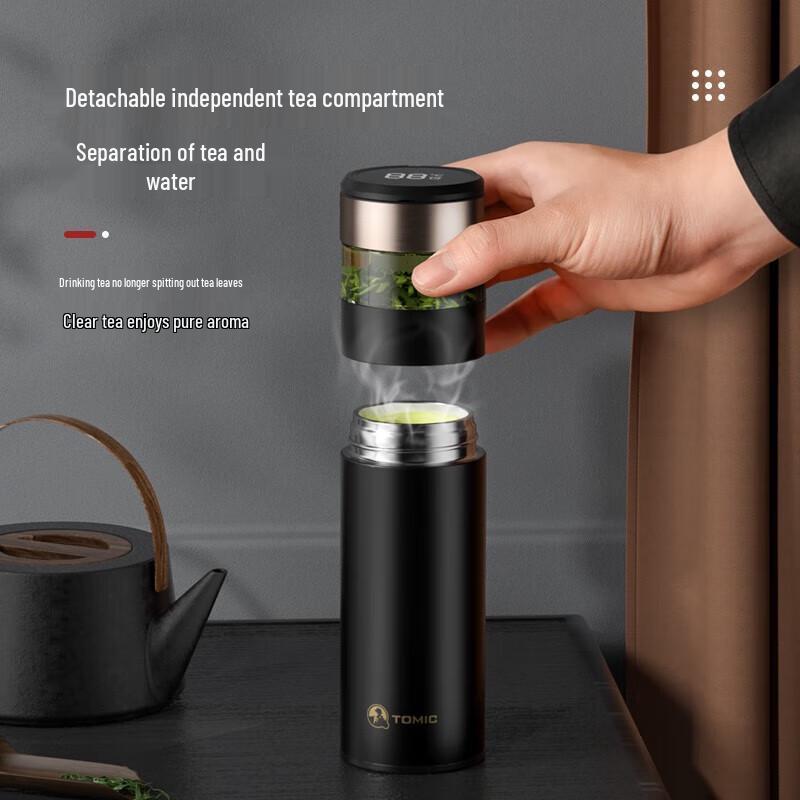 TOMIC Smart Temperature Display Insulated Tea Mug