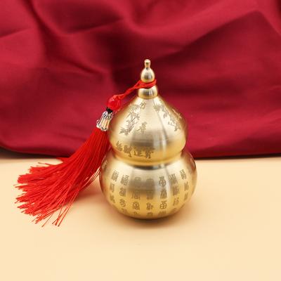1 Pc Brass Baifu Gourd Decoration Attract Wealth Living Room Bedroom Home Decor Housewarming Gift Sculpture Crafts  Feng Shui